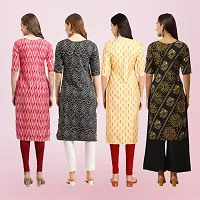 Women Stylish Crepe Printed Straight Kurta-thumb1