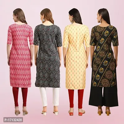 Women Stylish Crepe Printed Straight Kurta-thumb2