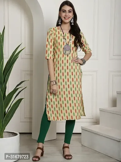 Fancy Crepe Printed Kurtas For Women Pack Of 6-thumb2