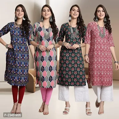 Fancy Crepe Kurtis for Women Pack Of 4