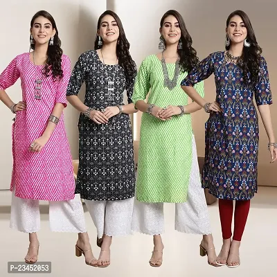 Fancy Crepe Kurtis for Women Pack Of 4