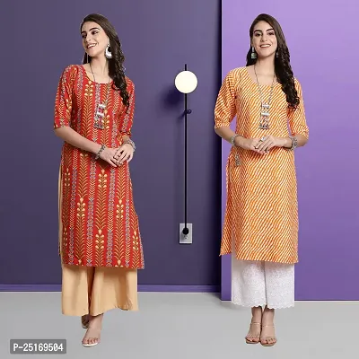 Fancy Crepe Kurtas For Women Pack Of 2