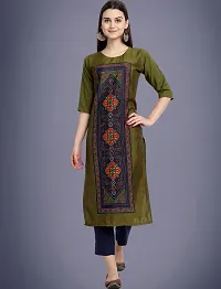 Amazing American Crepe Printed Kurti For Women-thumb1