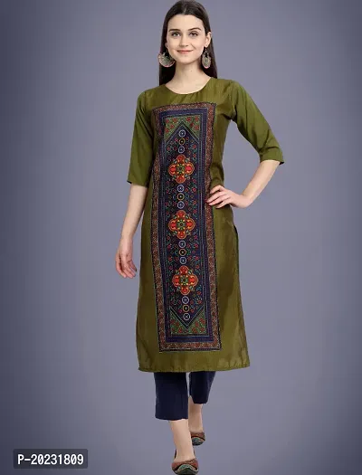 Amazing American Crepe Printed Kurti For Women-thumb2