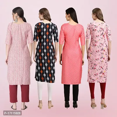 Women Stylish Crepe Printed Straight Kurta-thumb2