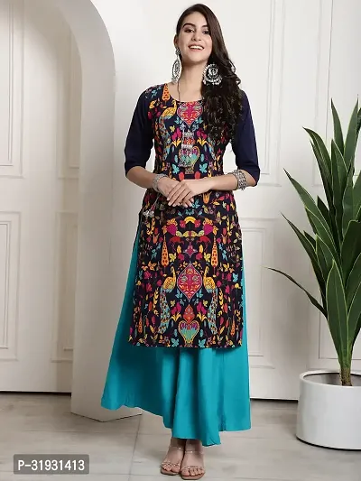 Stylish Multicoloured Crepe Kurta For Women Combo Of 6-thumb4