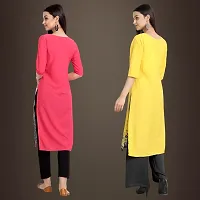 Best Trendy Crepe Printed Kurti For Women Combo Of 2-thumb1