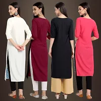 Fancy Crepe Kurtis for Women Pack Of 4-thumb1