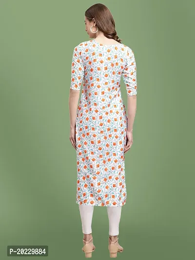 Stylish Crepe Printed Kurti For Women-thumb4