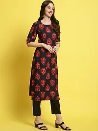 Stylish Fancy Designer American Crepe Kurta With Bottom Wear Set For Women-thumb1