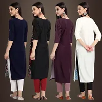 Fancy Crepe Kurtis for Women Pack Of 4-thumb1