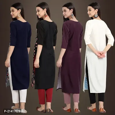 Fancy Crepe Kurtis for Women Pack Of 4-thumb2