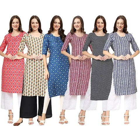 Stylish Crepe Stitched Kurta For Women Pack of