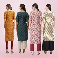 Women Stylish Crepe Printed Straight Kurta-thumb1