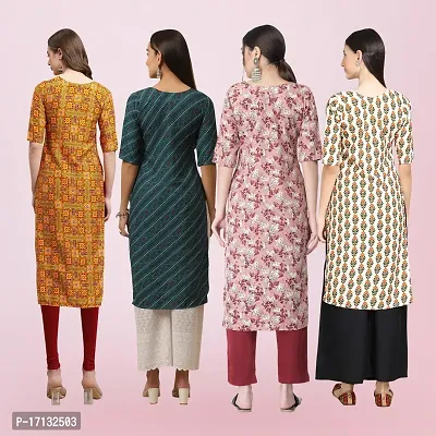 Women Stylish Crepe Printed Straight Kurta-thumb2