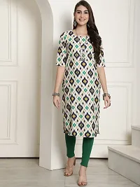 Fancy Crepe Printed Kurtas For Women Pack Of 6-thumb4