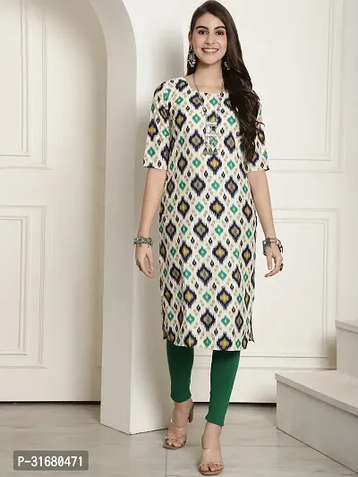 Fancy Crepe Printed Kurtas For Women Pack Of 6-thumb5