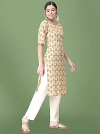 Stylish Crepe Printed Kurti For Women-thumb1