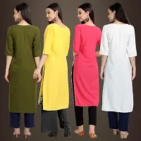 Fancy Crepe Kurtis for Women Pack Of 4-thumb1