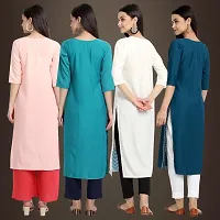 Fancy Crepe Kurtis for Women Pack Of 4-thumb1