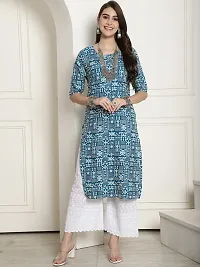 Fancy Crepe Printed Kurtas For Women Pack Of 6-thumb3