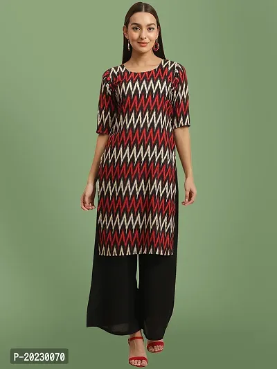 Stylish Crepe Printed Kurti For Women