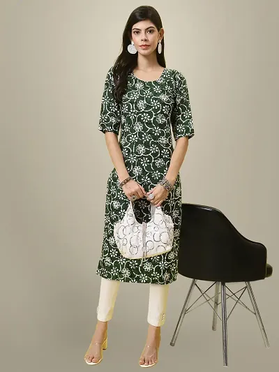 Fancy Crepe Printed Kurti