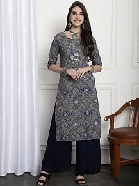 Stylish Multicoloured Crepe Kurta For Women Combo Of 3-thumb1