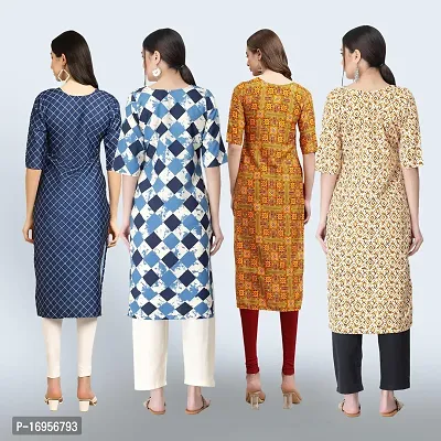 Women Stylish Crepe Straight Kurta-thumb2