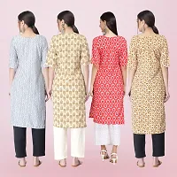 Women Stylish Crepe Printed Straight Kurta-thumb1