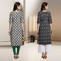 Fancy Rayon Kurtis For Women Pack Of 2-thumb1