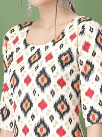 Stylish Crepe Printed Kurti For Women-thumb4