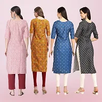 Women Stylish Crepe Printed Straight Kurta-thumb1