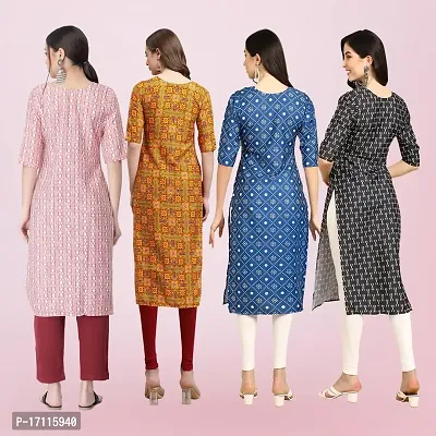 Women Stylish Crepe Printed Straight Kurta-thumb2