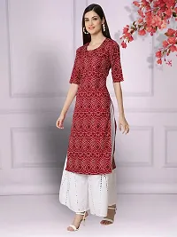 Stylish Crepe Stitched Kurta For Women-thumb1