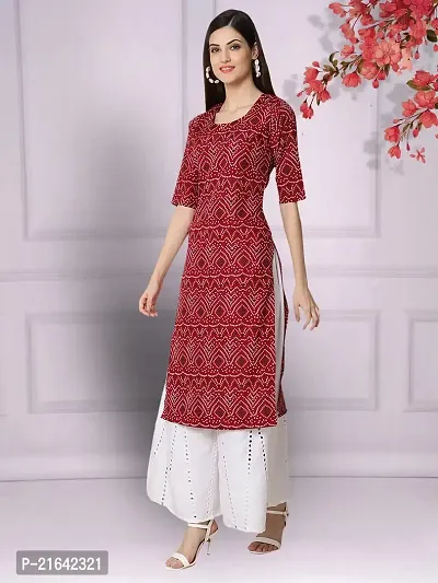 Stylish Crepe Stitched Kurta For Women-thumb2