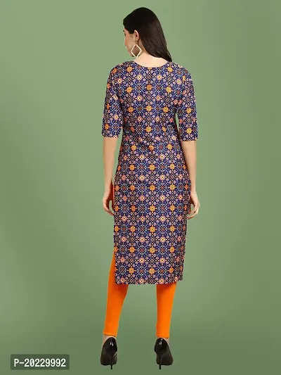 Stylish Crepe Printed Kurti For Women-thumb4