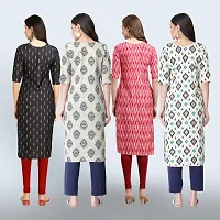 Women Stylish Crepe Straight Kurta-thumb1