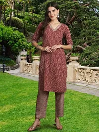 Fancy Cotton Blend Kurta Bottom And Dupatta Set For Women-thumb3