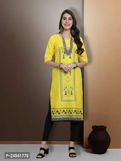 Stylish Fancy Designer American Crepe Kurta For Women-thumb2