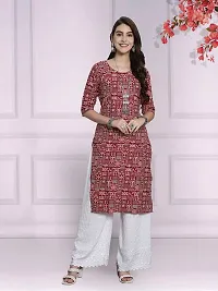 Attractive Multicoloured Printed Crepe Kurta Combo Of 2-thumb2