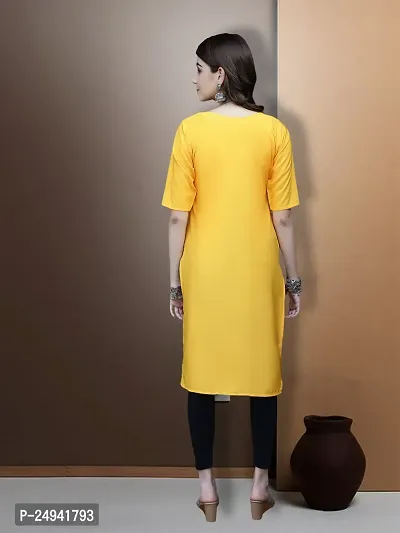 Stylish Fancy Designer American Crepe Kurta For Women-thumb3