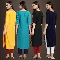 Fancy Crepe Kurtis for Women Pack Of 4-thumb1