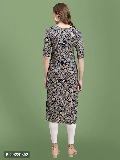 Stylish Crepe Printed Kurti For Women-thumb4