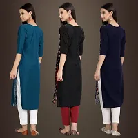 Fancy Crepe Kurtis for Women Pack Of 3-thumb1