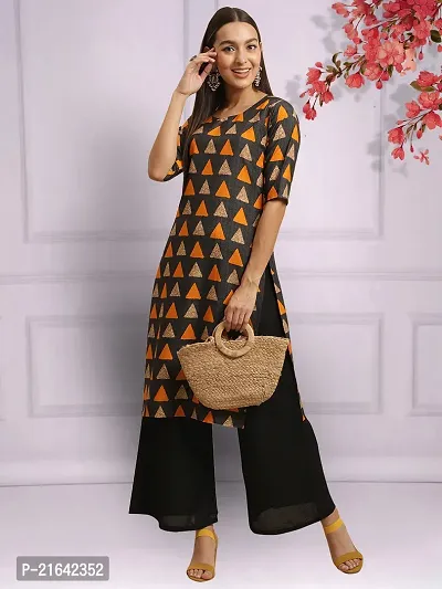 Stylish Crepe Stitched Kurta For Women