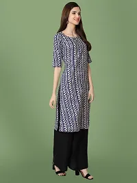 Stylish Crepe Printed Kurti For Women-thumb2