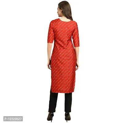 Straight Multicoloured Printed Crepe Kurta Pack Of 2-thumb3