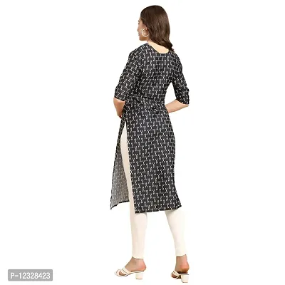 Straight Multicoloured Printed Crepe Kurta Pack Of 2-thumb3