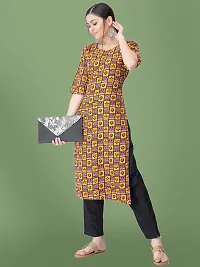 Stylish Crepe Printed Kurti For Women-thumb3